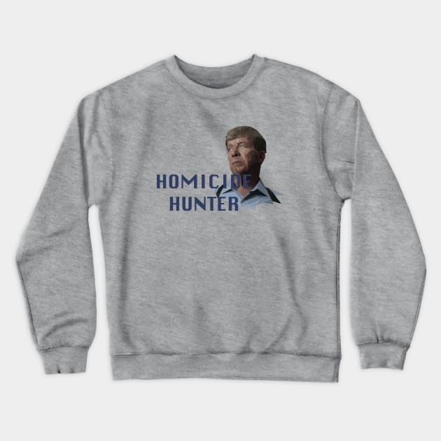 Geometric Joe Kenda - Homicide Hunter Crewneck Sweatshirt by daniellecaliforniaa